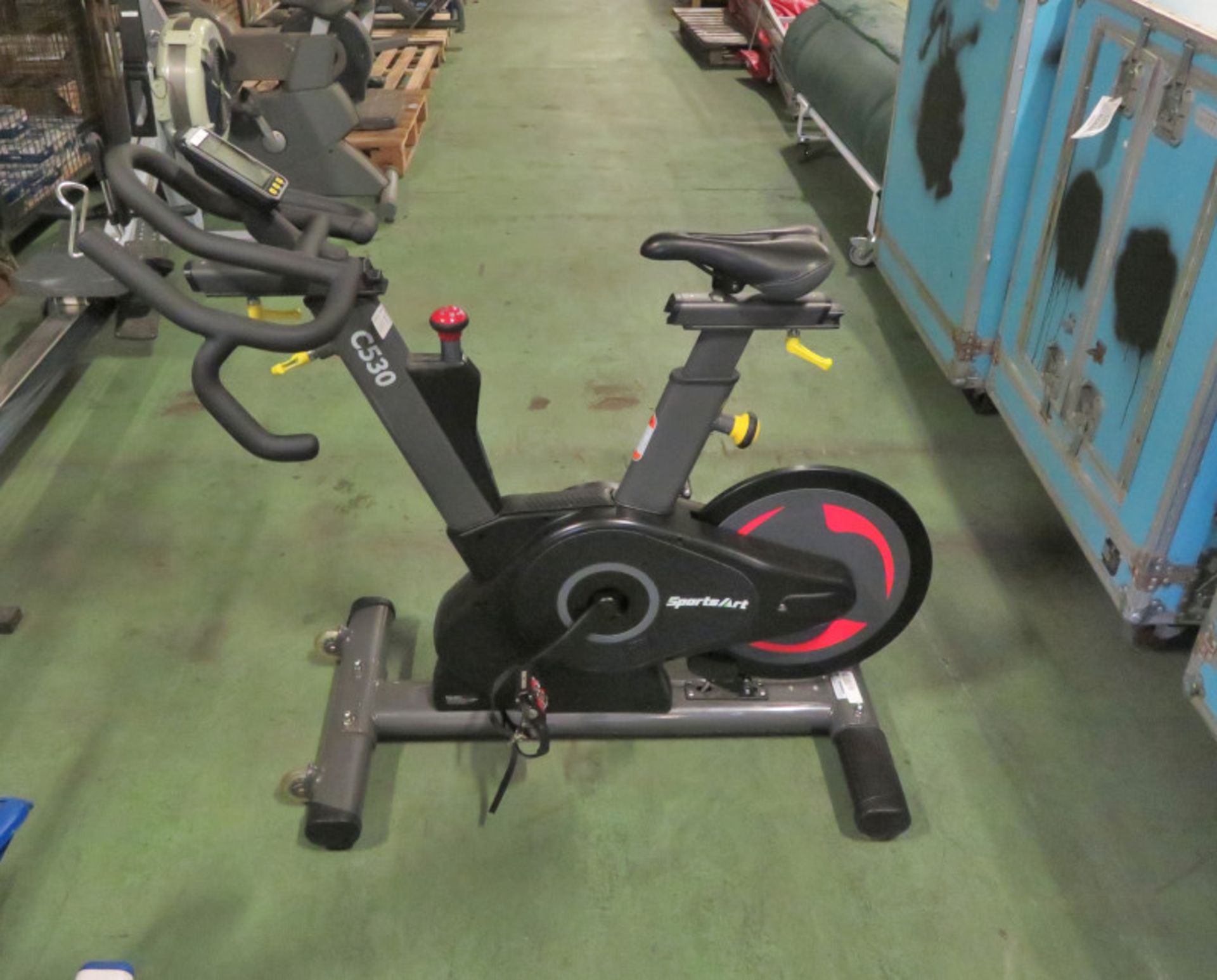 SportsArt C530 Exercise Bike with display module - Powers on but fundctions not tested