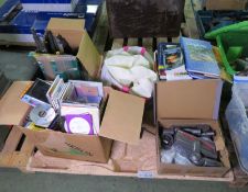 Mixed DVDs, 45 records, Vacuum cleaner tools, Pressure washer tooling, aquarium / fish boo