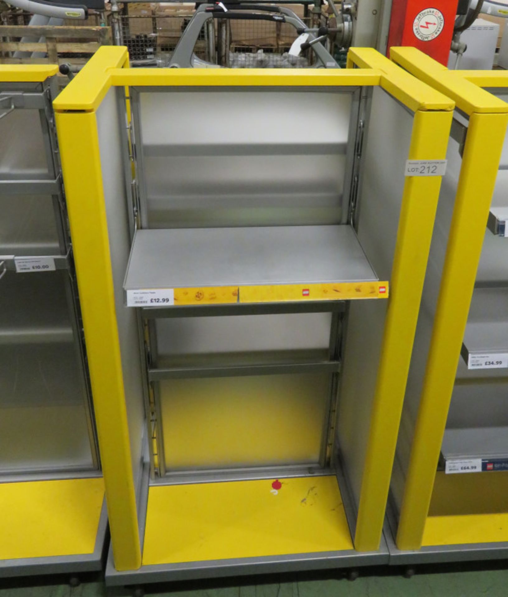 Display Trolley Shelving Unit - L800 x D690 x H1550mm