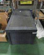 Keter Plastic Rattan Garden Storage Box - L 1260mm x W 690mm x H 610mm