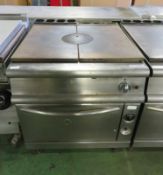 Gas Flat Top Stove And Oven L 930mm x W 800mm x H 900mm