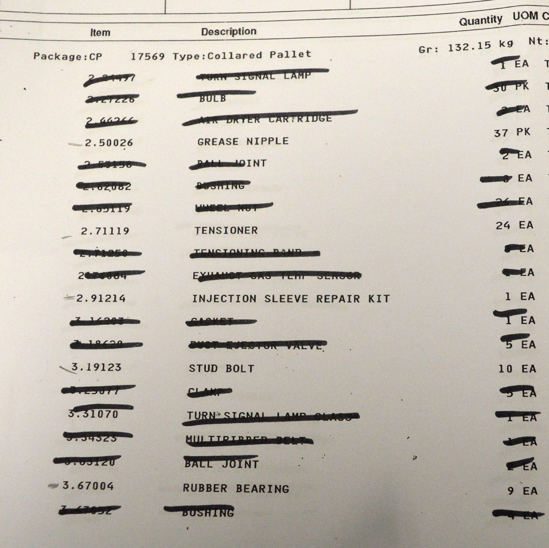 Vehicle parts - bulbs, O-rings, grease nipples, tensioners, stud bolts, rubber pedals, plu - Image 7 of 14