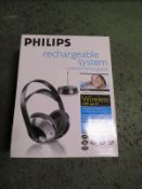 Philips rechargable SBC HC8440 wireless headphones