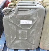 5x 20 LTR Ex-Mod jerry cans