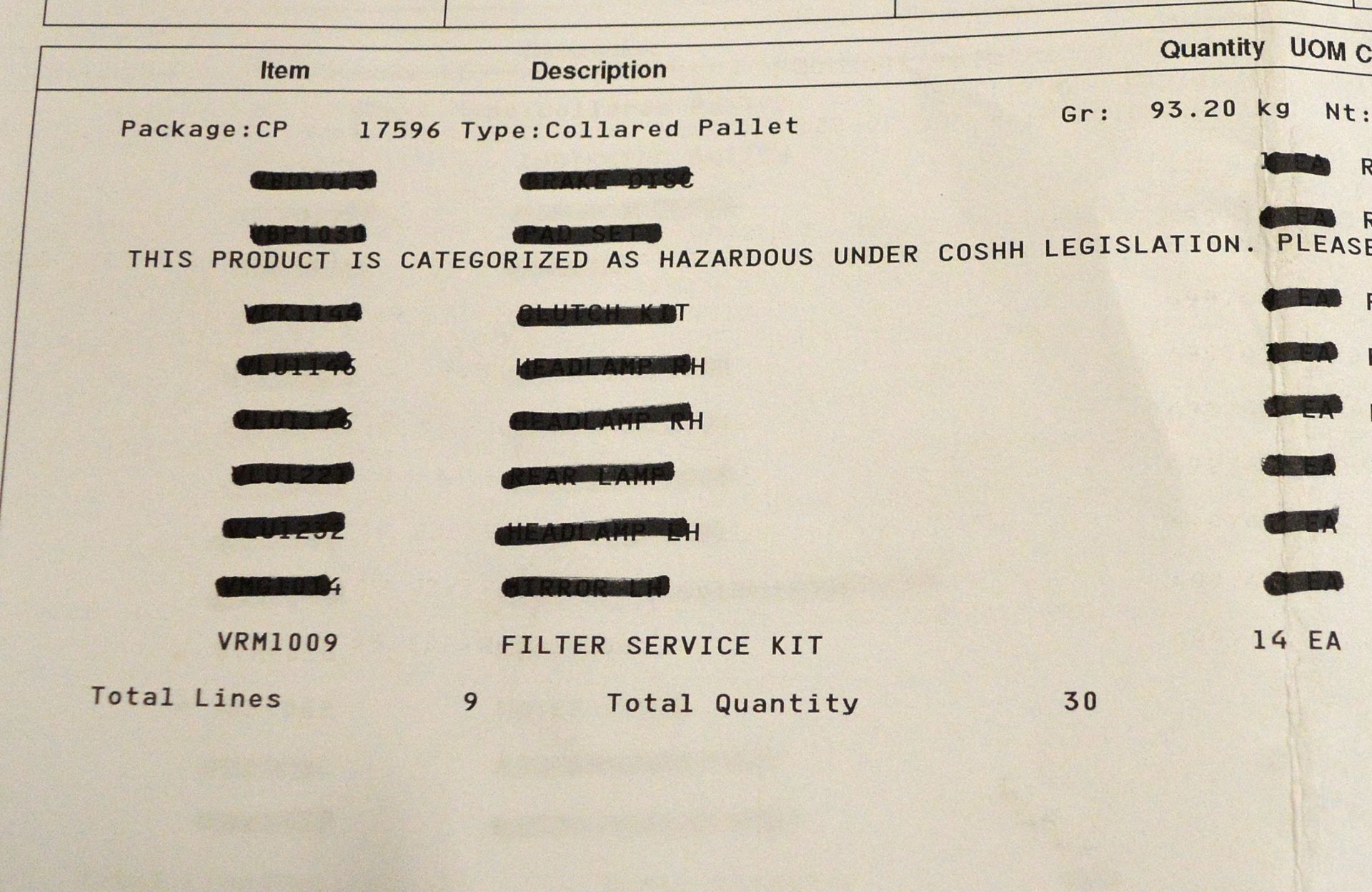 Vehicle parts - EGR valve, thermostat, water pump, filter service kit, catalytic converter - Image 6 of 7