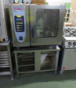 Rational SCC61G Stainless steel CombiOven With Stand L 850mm x W 830mm x H 1460mm