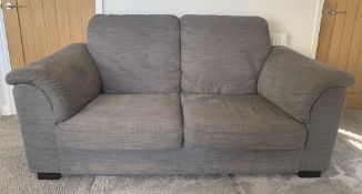 Grey 2 seater sofa L 2100mm x W 970mm x H 860mm