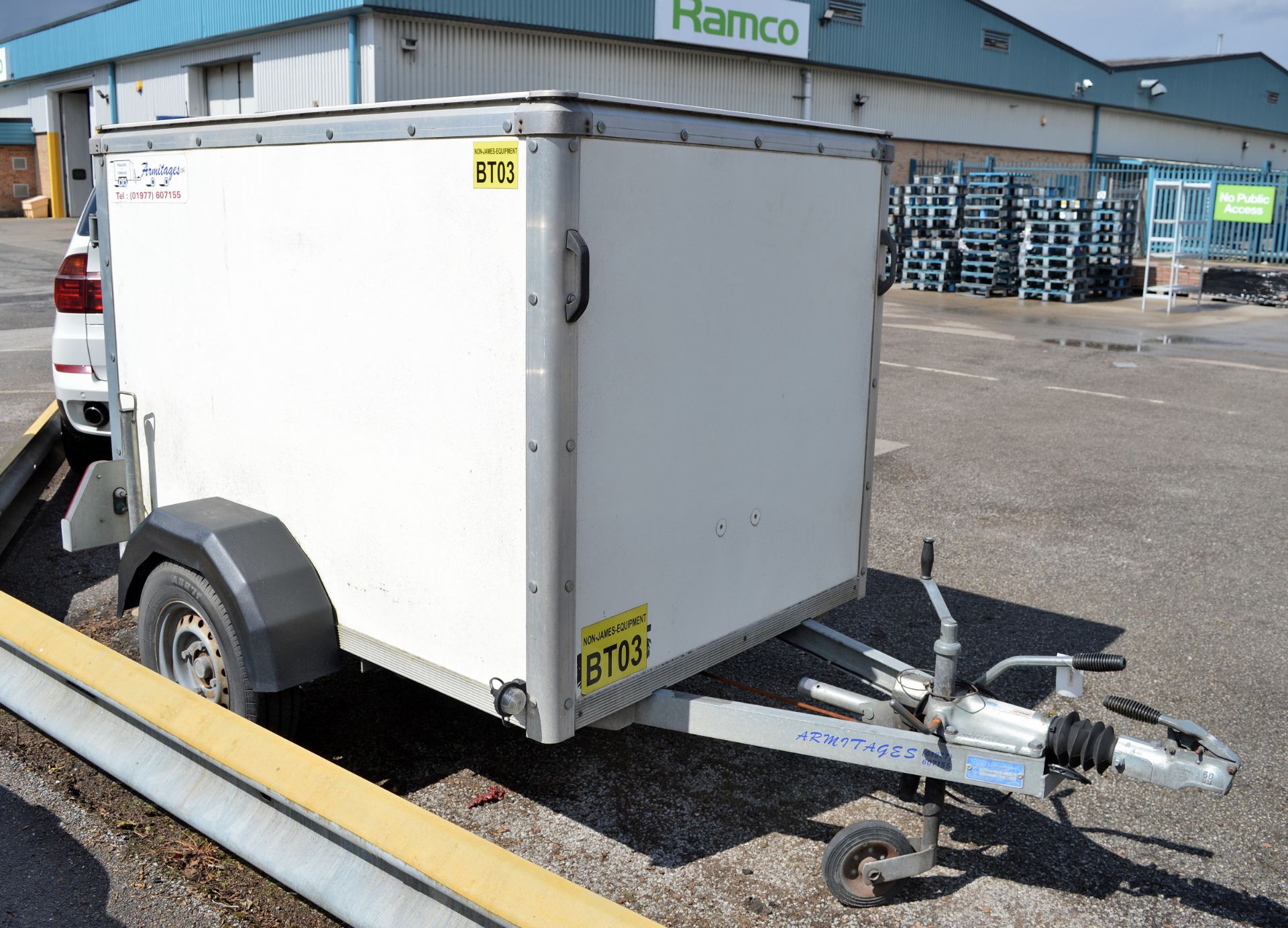 Armitages Box Trailer L 3000mm x W 1700mm x H 1660mm - double door - box section - L 1800m - Image 3 of 8
