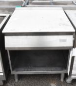 Electrolux catering stainless steel work top - W 800mm x D 920mm x H 920mm