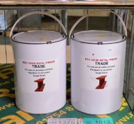 Red Oxide primer paint 5LTR - 2 tins