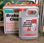 Polygard Brake & Clutch cleaner - 5LTR bottles x4