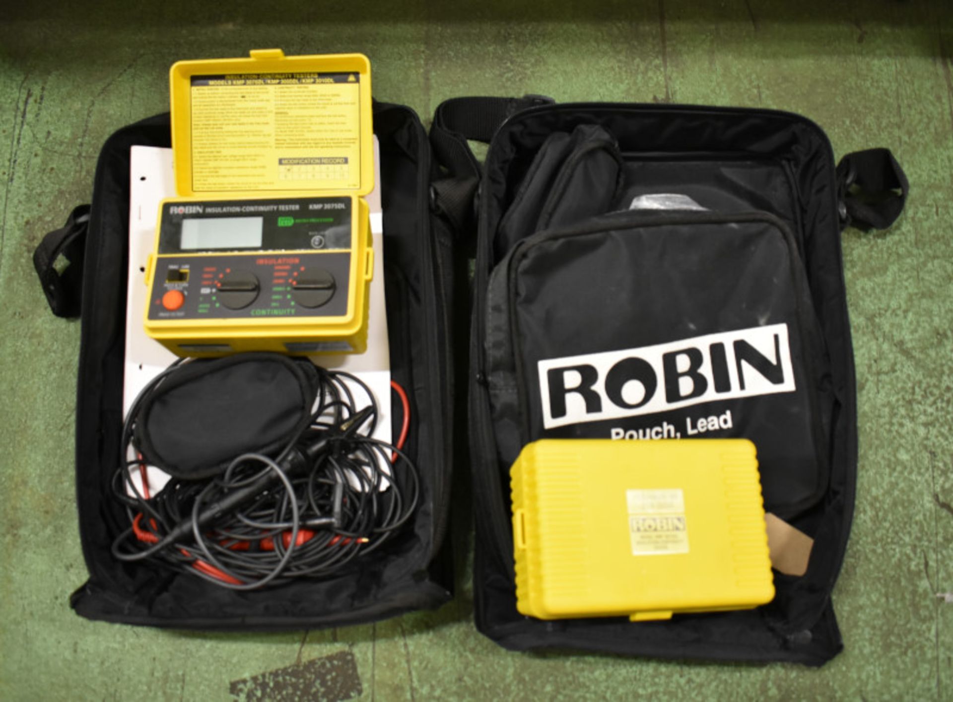 2x Robin Kmp 3075 DCL Continuity And Insulation GP testers
