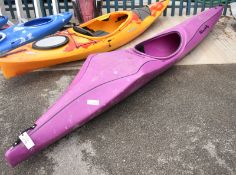 Wavehopper Preception kayak - no paddles - purple