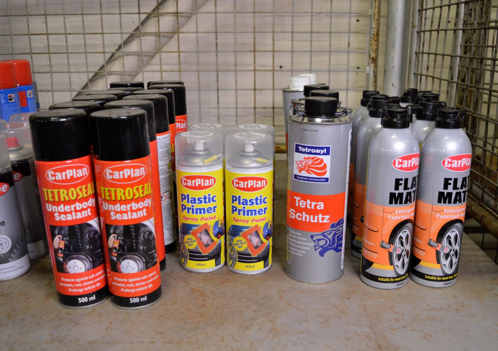 Various Car care sprays - Wheel paint, Stone chip, White spray grease, Underbody sealant, - Image 5 of 6
