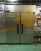 Foster XR1300L 2 Door Fridge/ Freezer L 1400mm x W 800mm x H 1980mm