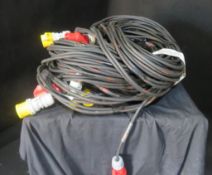 4x 20m Motor cable looms, very good condition 1.5mm2 HO7 cable