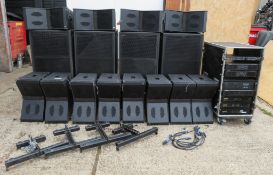 Nova Line Array PA System. Removed from Install, All in working order