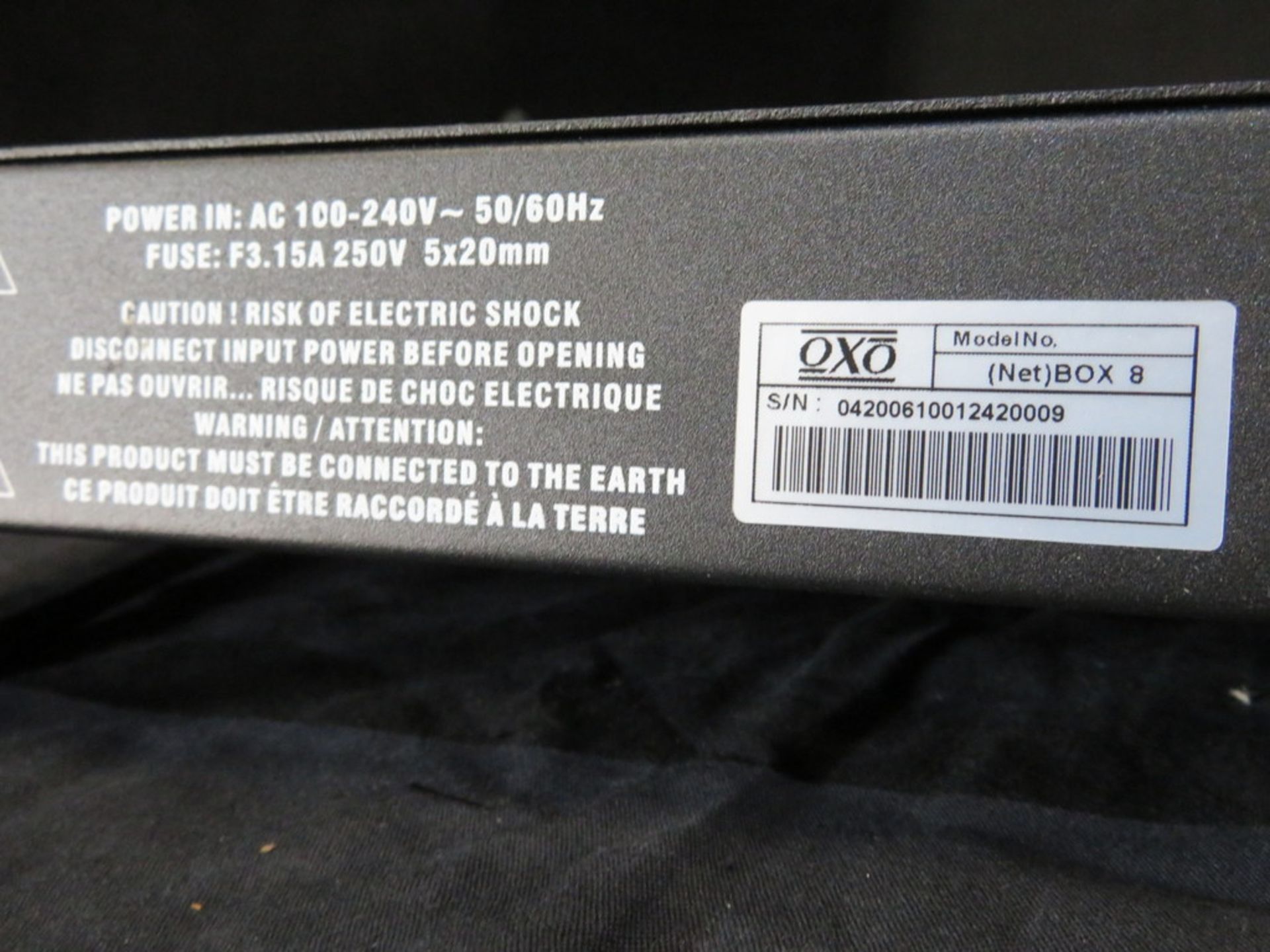 Oxo Net box 8 artnet node, 3 pin w/ schucko mains plug - Image 5 of 6