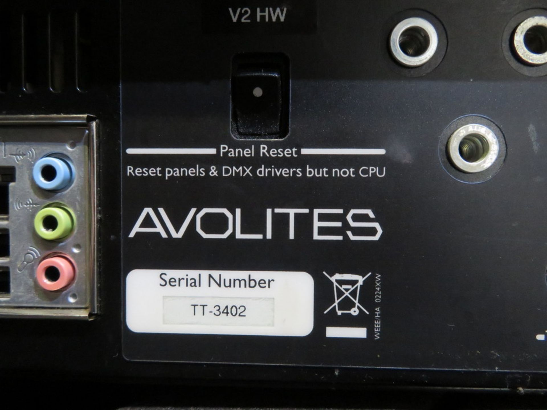 Avolites Tiger Touch 2 S/N TT3402 in Avolites flightcase. V11 - Image 7 of 10