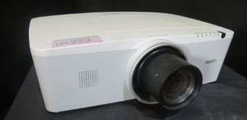 Faulty Sanyo PLC-XM100L XGA projector with standard zoom lens. Lamp fault