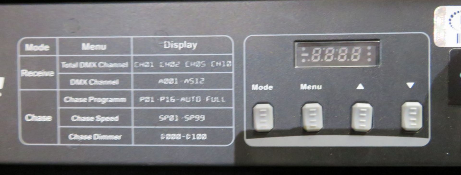 6x Showtec Sunstrip Active in 8 way 5 star flightcase. - Image 4 of 9