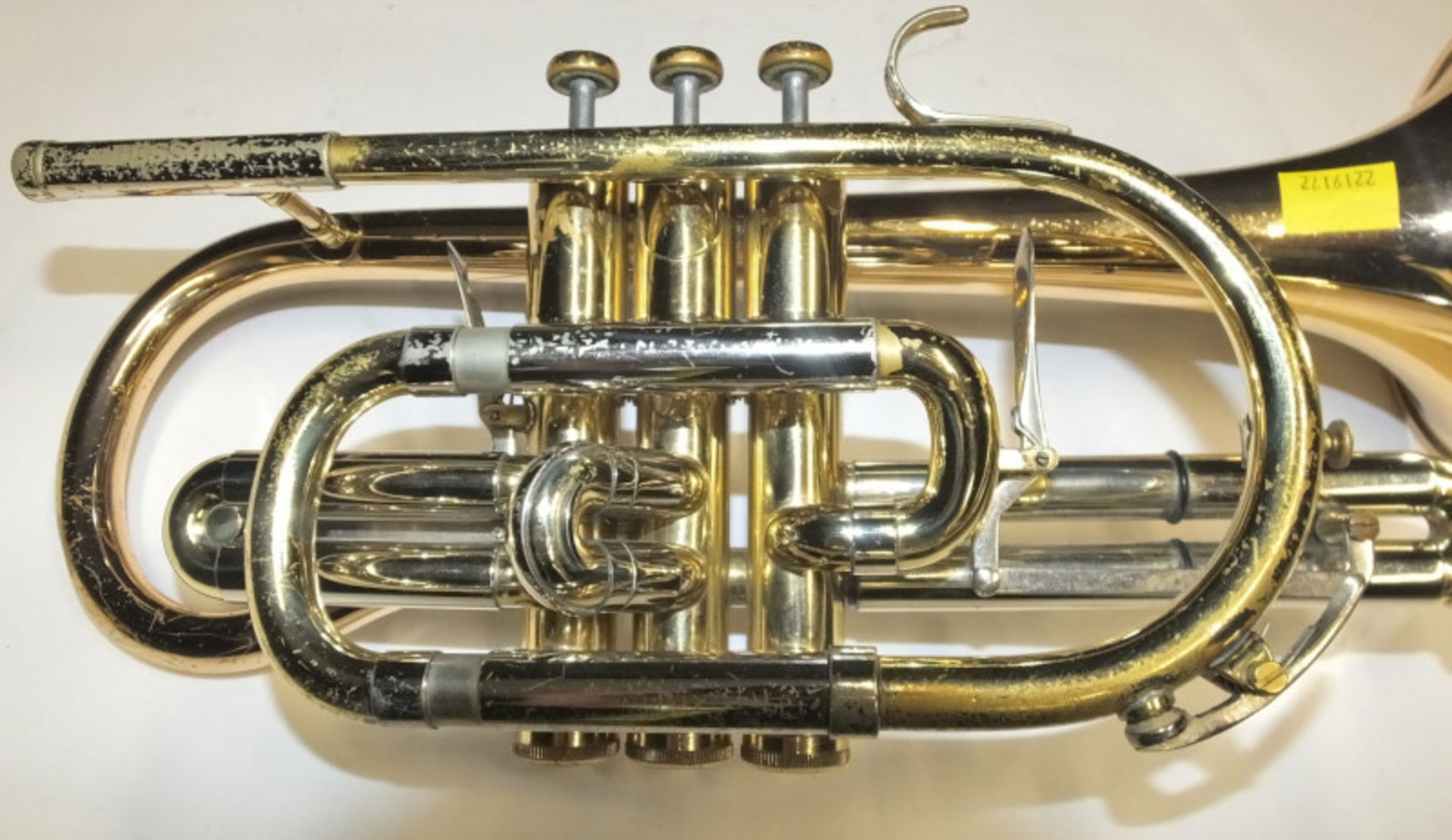 Besson Sovereign BE928 Cornet in case - Serial No. 873801 - Please check photos carefull - Image 11 of 12