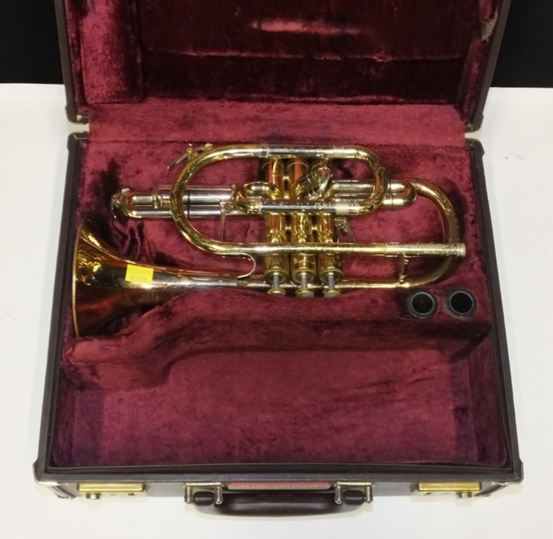 Besson Sovereign BE928 Cornet in case - Serial No. 873801 - Please check photos carefull - Image 2 of 12