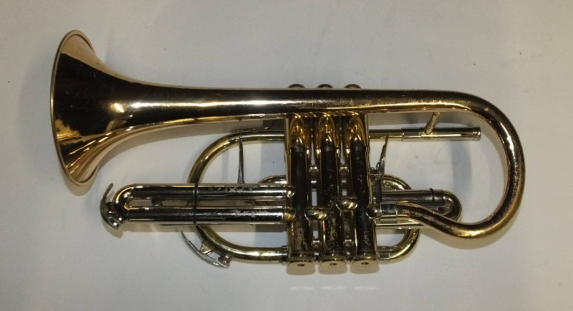 Besson Sovereign BE928 Cornet in case - Serial No. 873801 - Please check photos carefull - Image 4 of 12