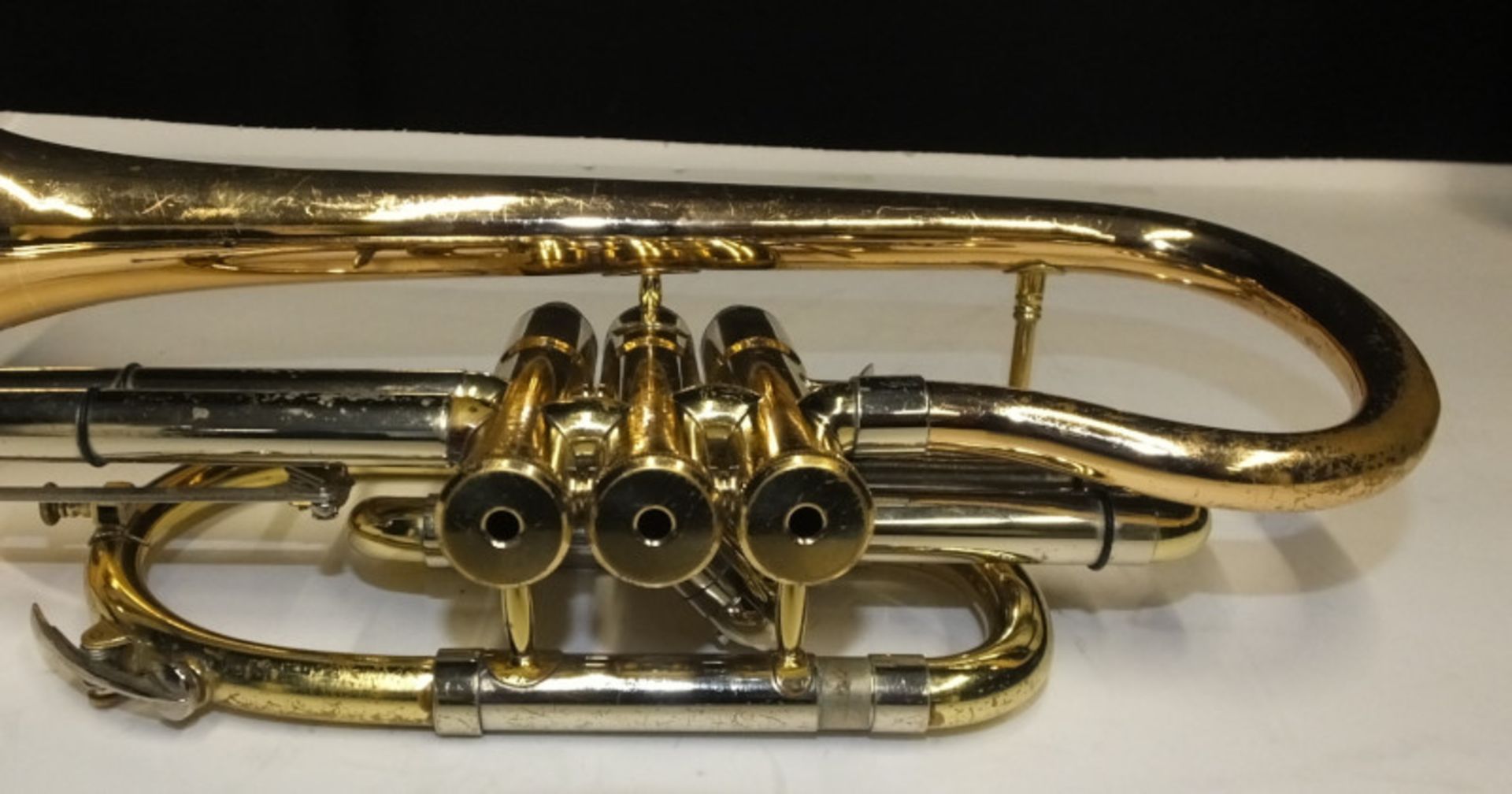 Besson Sovereign BE928 Cornet in case - Serial No. 873801 - Please check photos carefull - Image 7 of 12