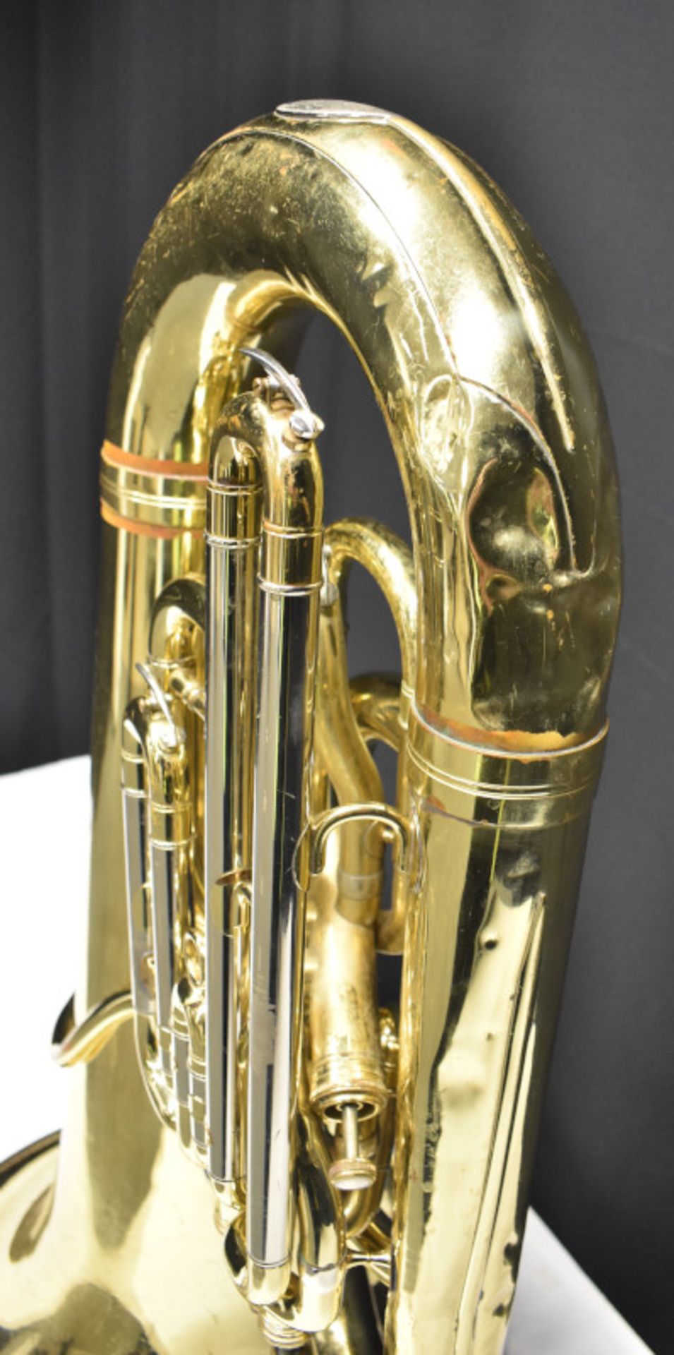 Besson Sovereign BE982 Tuba in Besson Case (missing wheel) - Serial No. 866164 - (two fi - Image 9 of 21