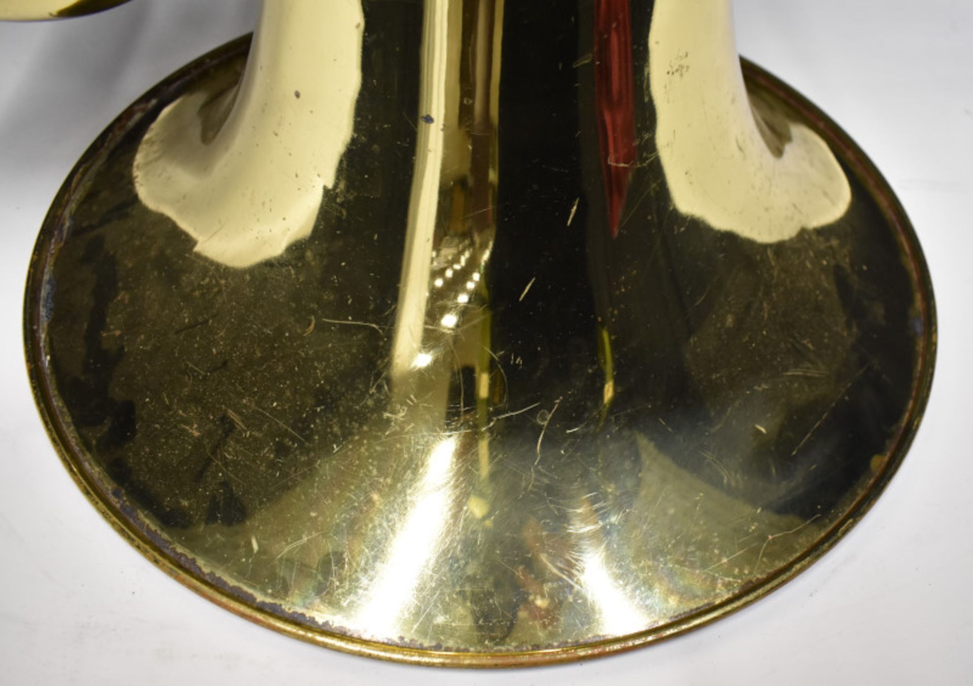 Besson Sovereign 982 Tuba (finger button stuck in place) in Besson case (missing wheel) - - Image 23 of 24