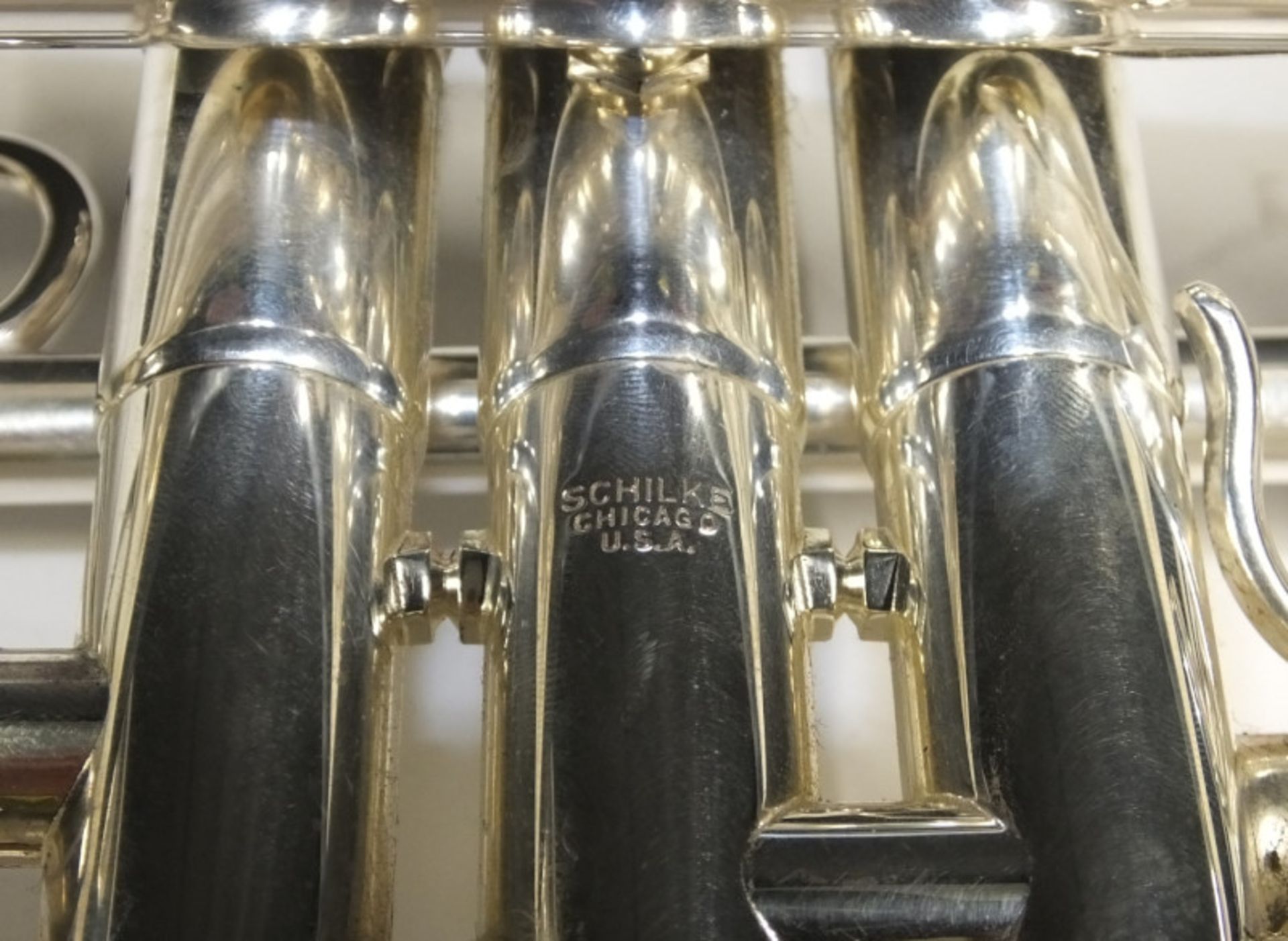 Schilke Eb Cornet in Schagerl case - Serial No. 60681 - Please check photos carefully for - Image 6 of 9