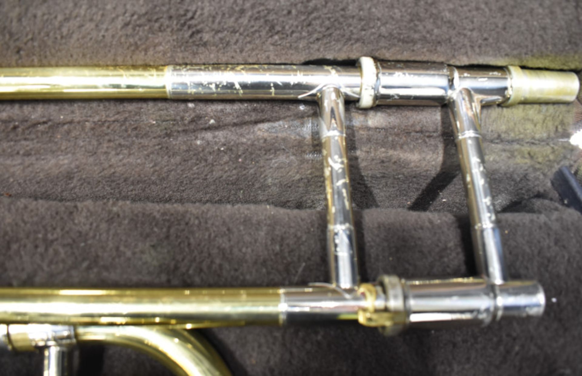 Bach Stradivarius Model 42 Trombone in case (zip broken on case) - Serial No. 15468/5231 - Image 3 of 18