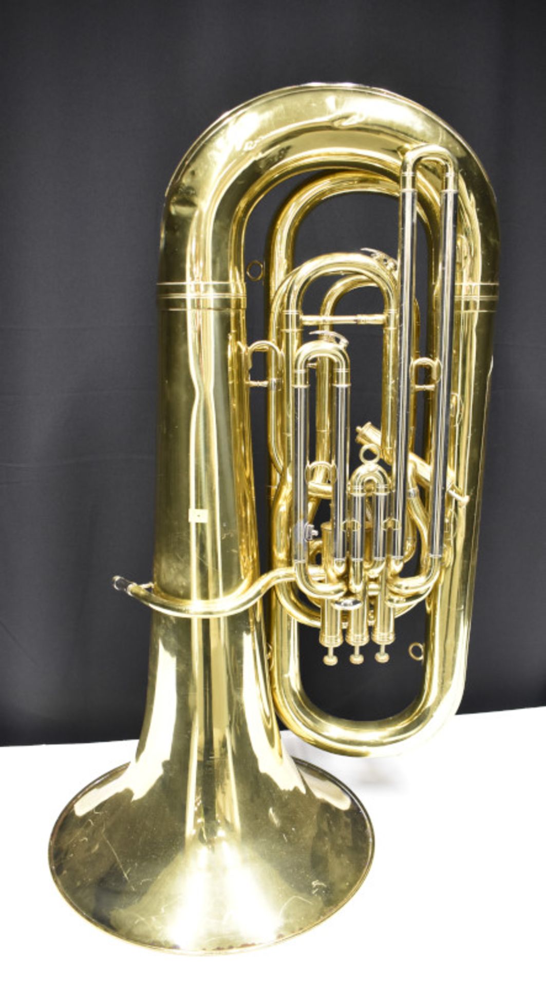 Besson Sovereign 994 Tuba in Besson case (missing wheel) - Serial No. 817787 - Please ch - Image 4 of 16