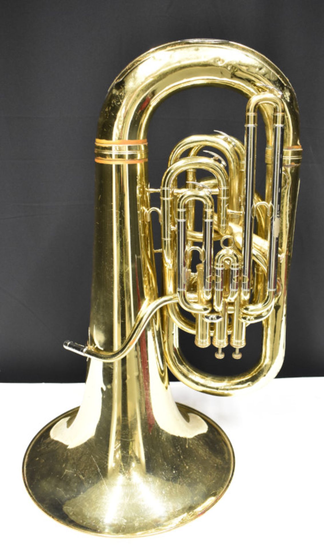 Besson Sovereign BE982 Tuba in Besson Case (missing wheel) - Serial No. 866164 - (two fi - Image 6 of 21