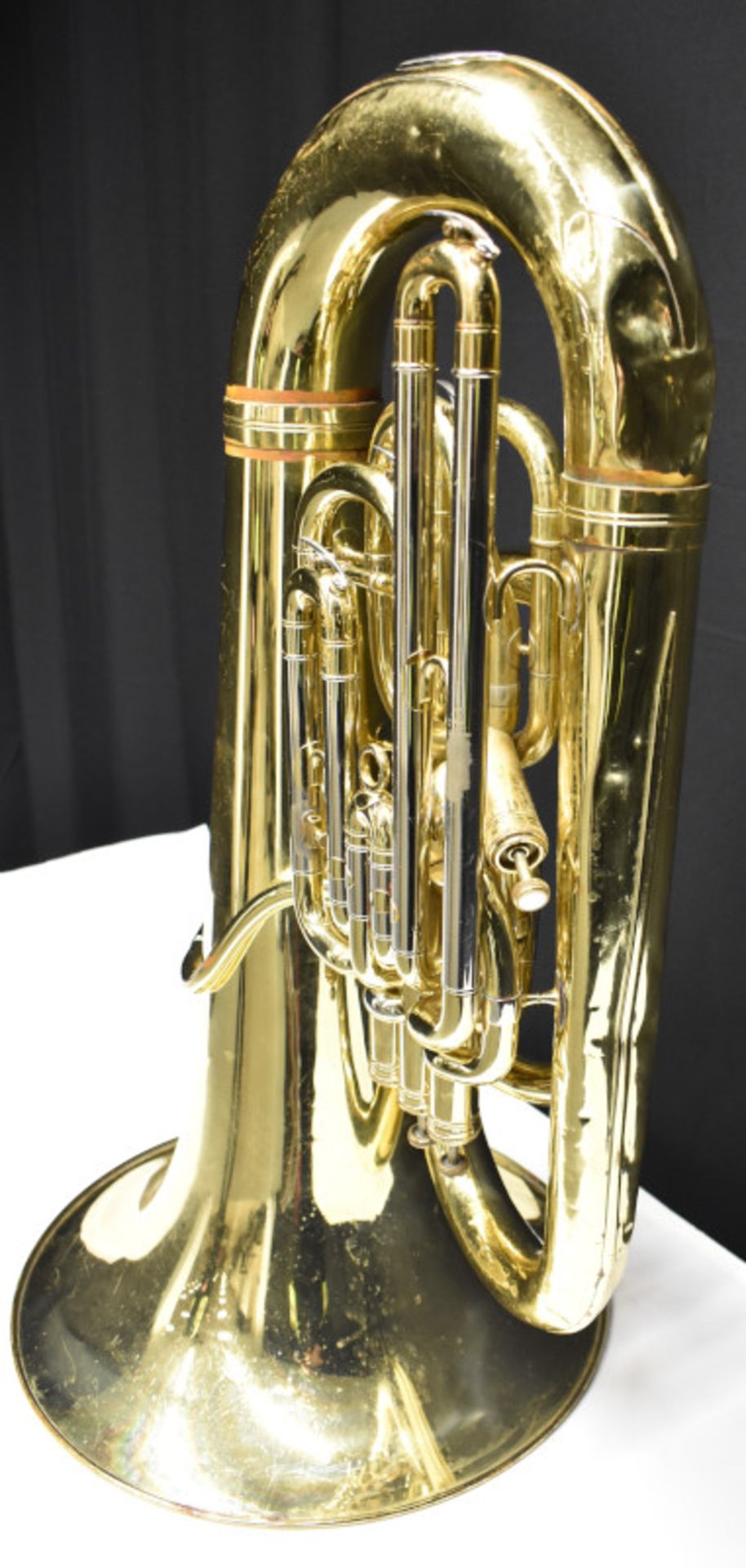 Besson Sovereign BE982 Tuba in Besson Case (missing wheel) - Serial No. 866164 - (two fi - Image 10 of 21