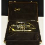 Bach Stradivarius Model 184 Cornet in case - Serial No. 630532 - Please check photos car