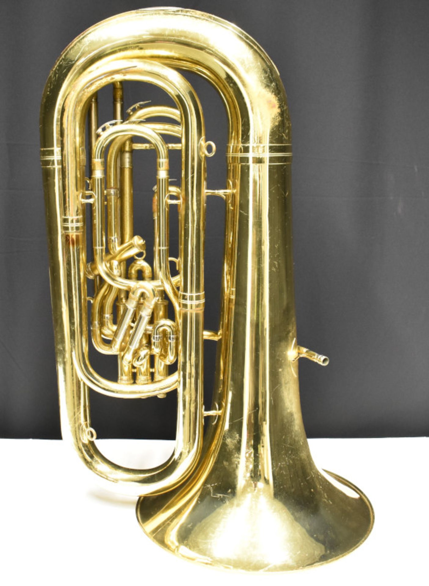 Besson Sovereign BE994 Tuba in Besson Case (case damaged no wheels) - Serial No. 883092 - - Image 8 of 21