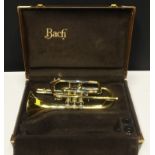 Bach Stradivarius Model 184 Cornet in case - Serial No. 568141 - Please check photos car