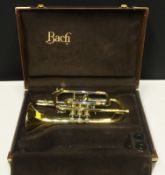 Bach Stradivarius Model 184 Cornet in case - Serial No. 568141 - Please check photos car