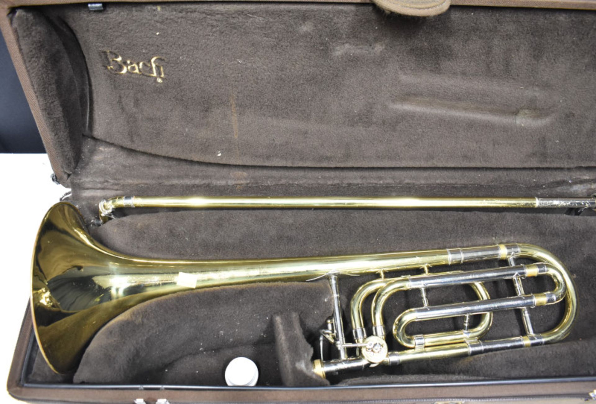 Bach Stradivarius Model 42 Trombone in case (zip broken on case) - Serial No. 15468/5231 - Image 2 of 18