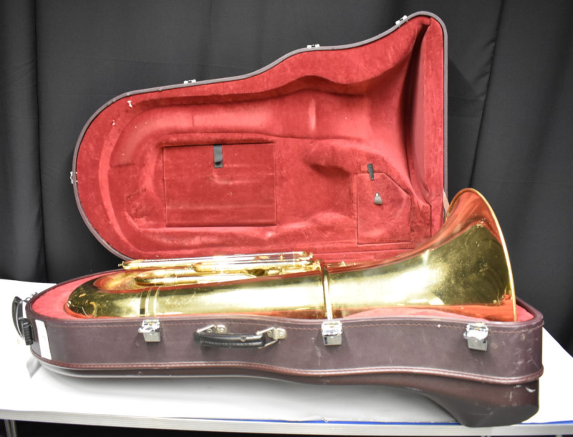 Besson Sovereign BE994 Tuba in Besson Case (case damaged no wheels) - Serial No. 883092 -