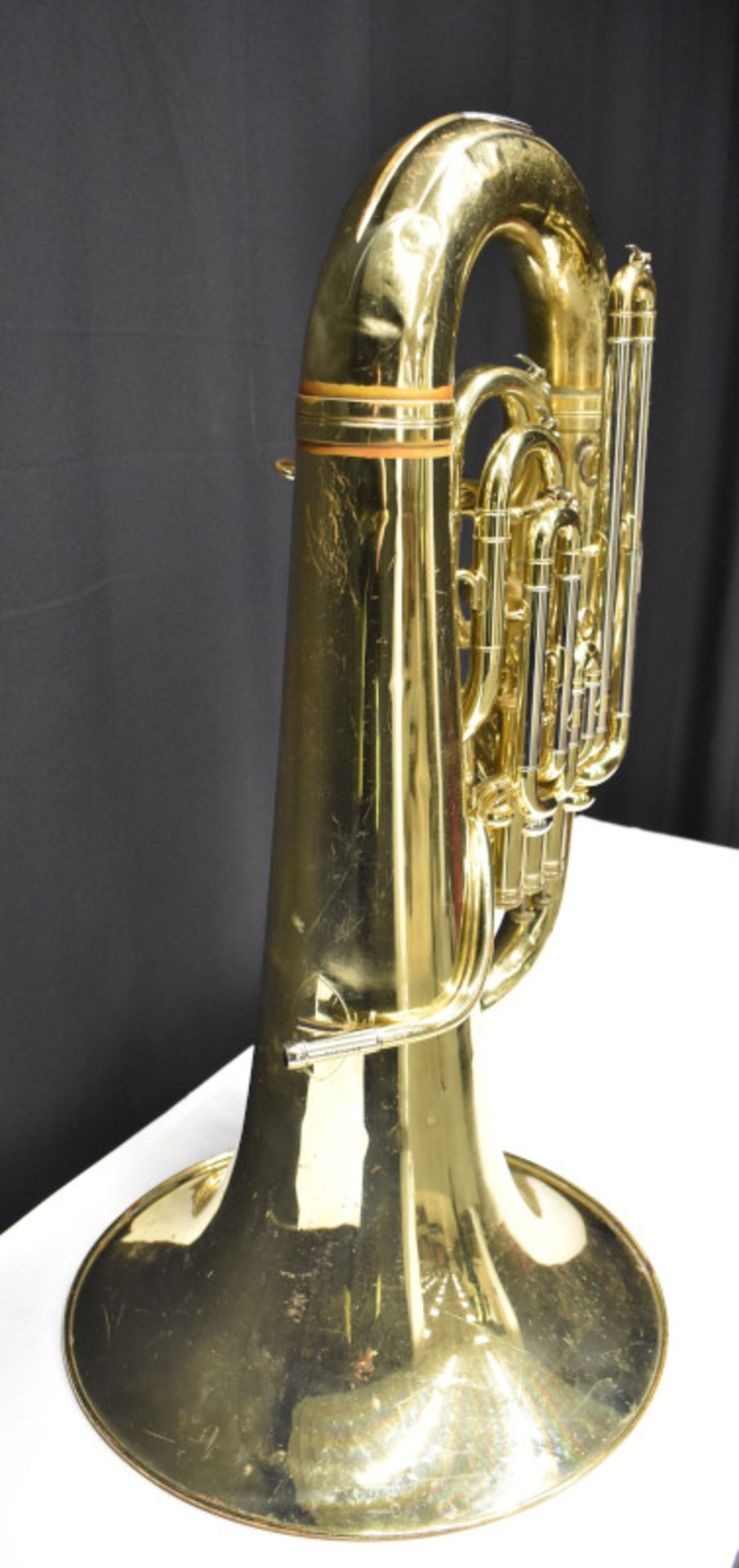 Besson Sovereign BE982 Tuba in Besson Case (missing wheel) - Serial No. 866164 - (two fi - Image 11 of 21