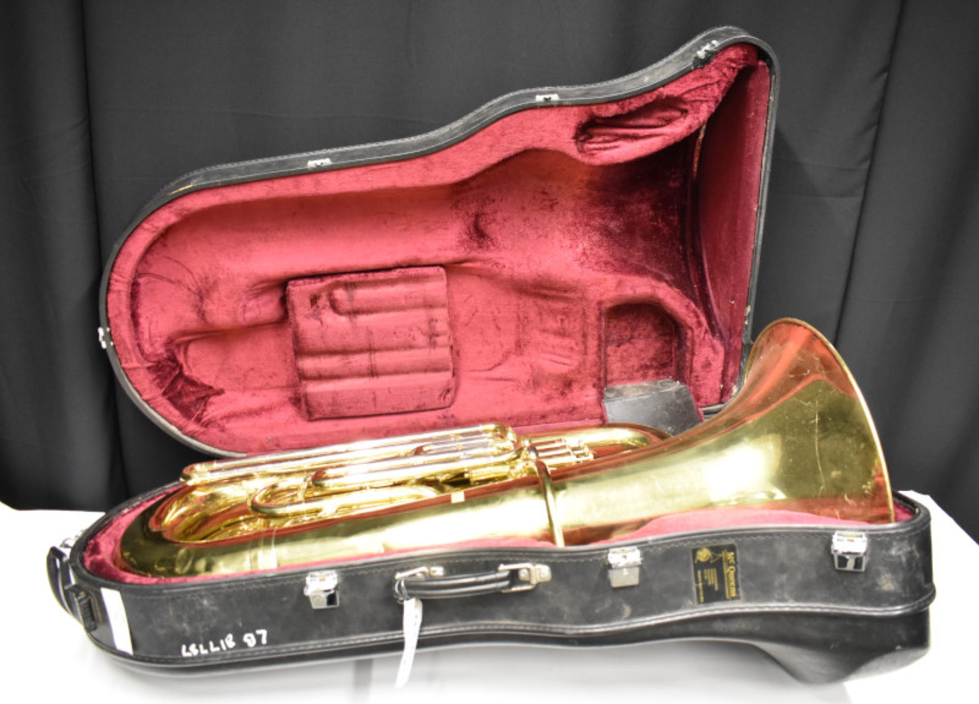 Besson Sovereign 994 Tuba in Besson case (missing wheel) - Serial No. 817787 - Please ch