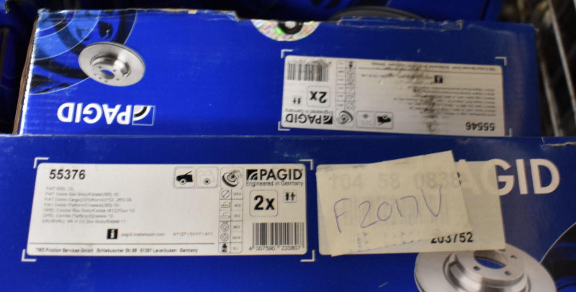 Pagid Brake Disc Sets - Please see pictures for examples of model numbers - Image 11 of 13