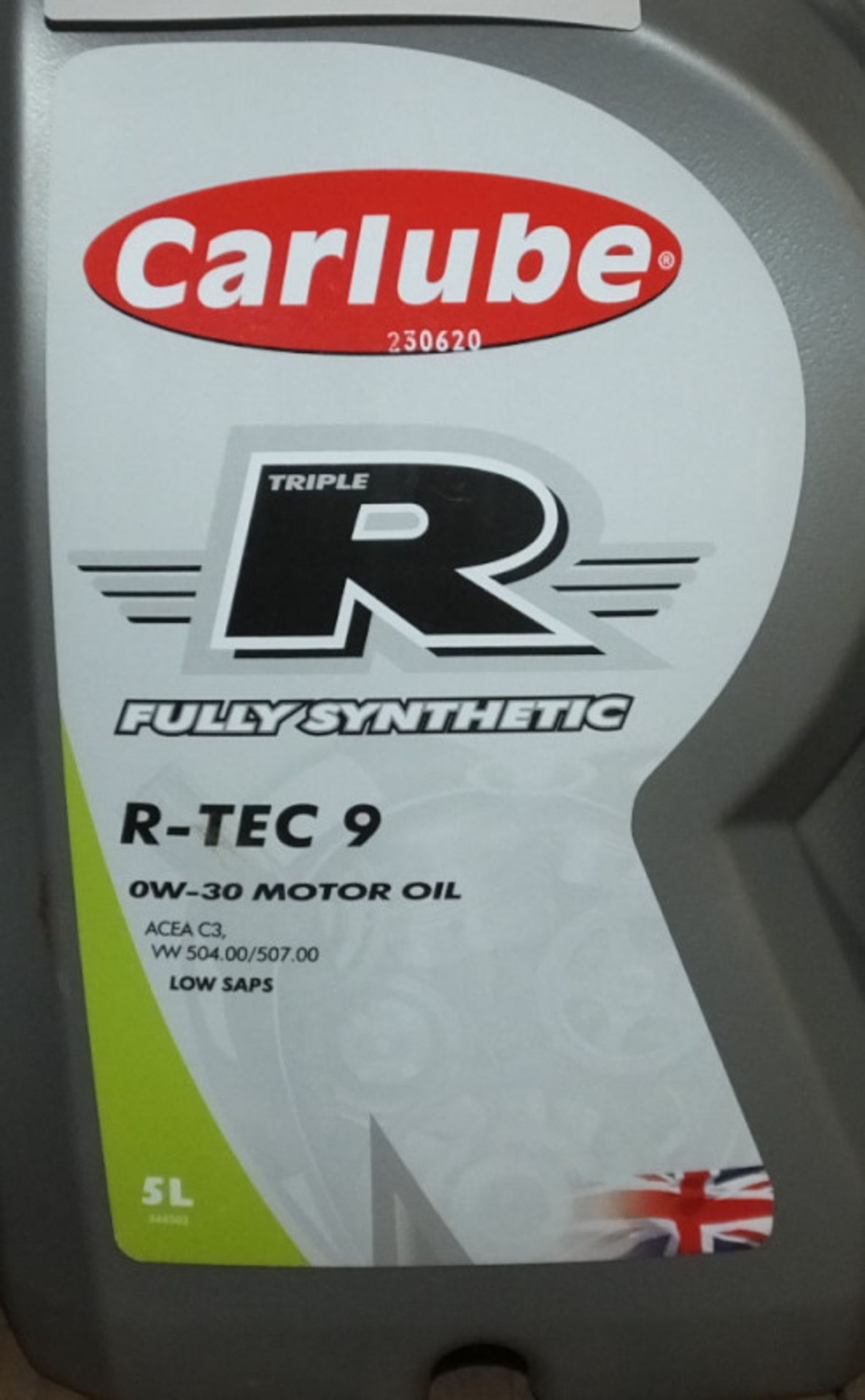 3x Carlube Triple R Fully Synthetic R-TEC 9 0W-30 Motor Oil - 5L - Image 2 of 2