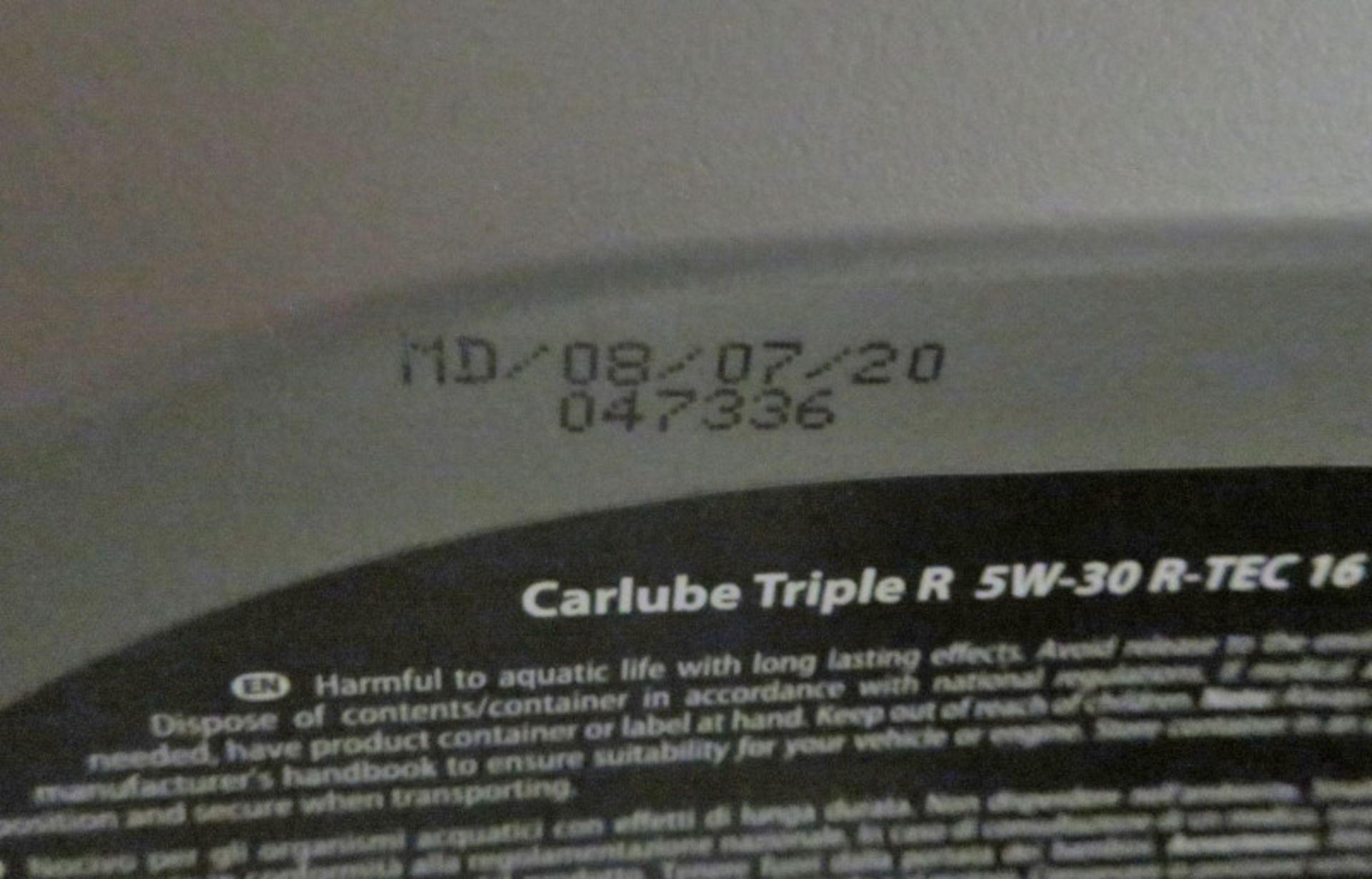 5x Carlube Triple R Fully Synthetic R-TEC 16 5W-30 Motor Oil - 5L (please check pictures f - Image 3 of 3