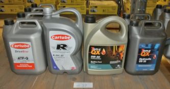 4x Carlube ATF-Q Automatic Transmission Fluid - 4.55L, 1x Carlube Fully Synthetic R-TEC 23