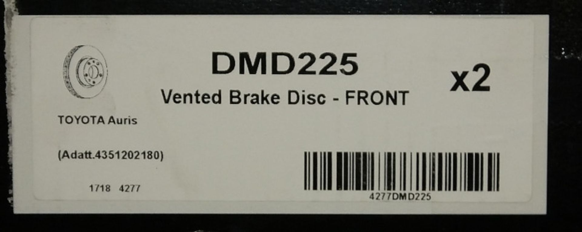 3x Drivemaster Brake Discs - Models - DMD225, DMD010 & DMD222 - Image 2 of 4