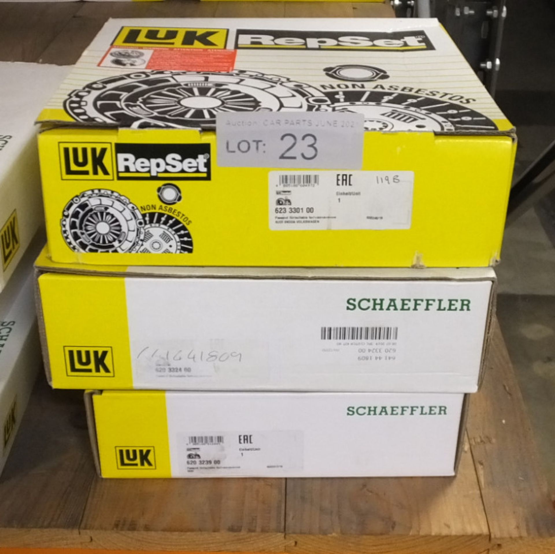 3x LUK Repset Clutch Kits (2x Schaeffler) - Models - 623 3301 00, 641 4418 09 & 620 3239 0